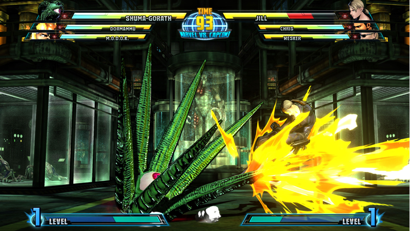Illustration for article titled The Fate Of New Jill And Shuma-Gorath Marvel Vs. Capcom 3 Screens